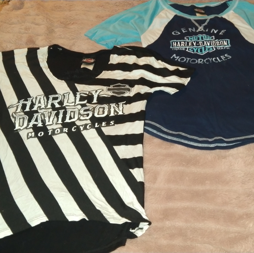 Harley Davidson women's shirts set of two
